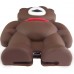 iPhone 6 6s 4.7 - 3D Silicone Cartoon Cute Soft Protective Phone Cover Case - Brown Teddy Bear